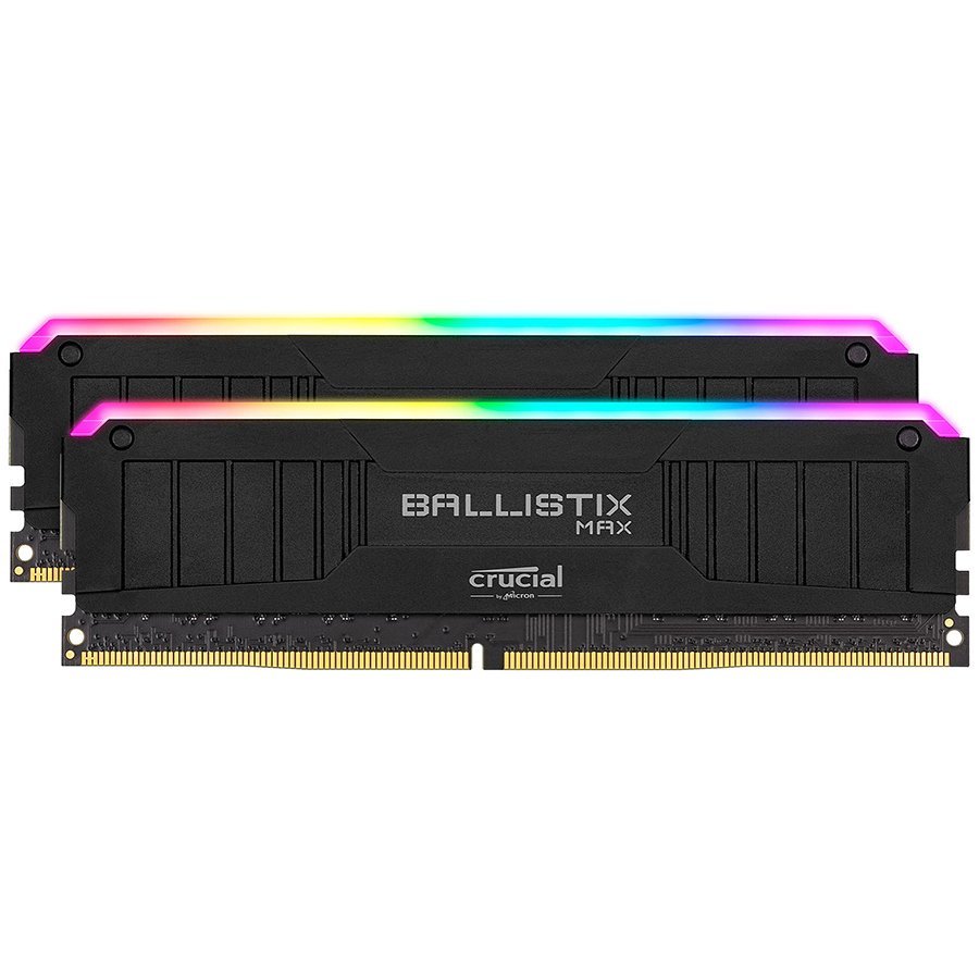 [BL2K8G30C15U4BL] Crucial Ballistix 2x8GB (16GB Kit) DDR4 3000MT/s CL15 Unbuffered DIMM 288pin Black RGB