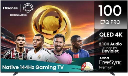 [28788] Hisense 100E7Q PRO 100'' 4K Smart QLED 120hz TV