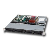 Chassis Supermicro SC813MTQ-600CB Rack-Mountable ATX - USB, Serial, PSU 600W, (PFC), Black
