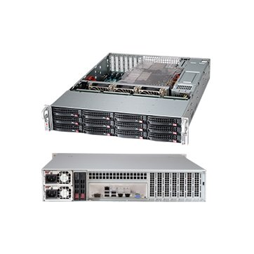 Supermicro server chassis 2U chassis support max. motherboard size - ATX 12" x 10" - E-ATX 12" x 13"