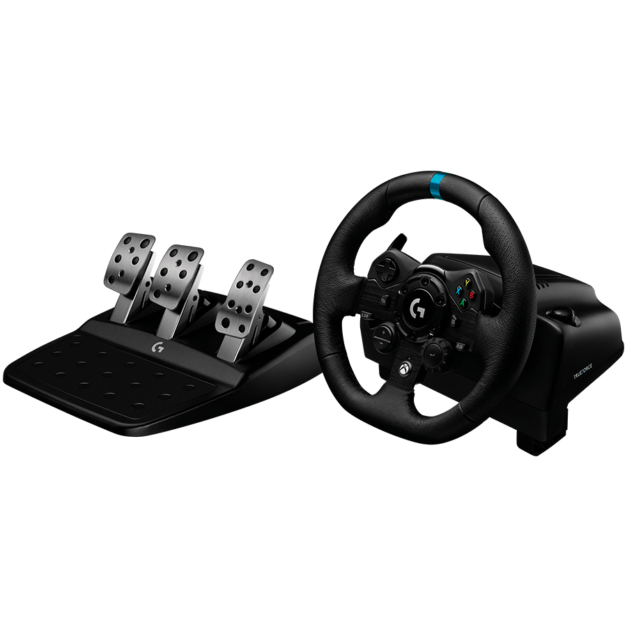 [941-000149] LOGITECH G923 Racing Wheel and Pedals - PC/PS - BLACK - USB