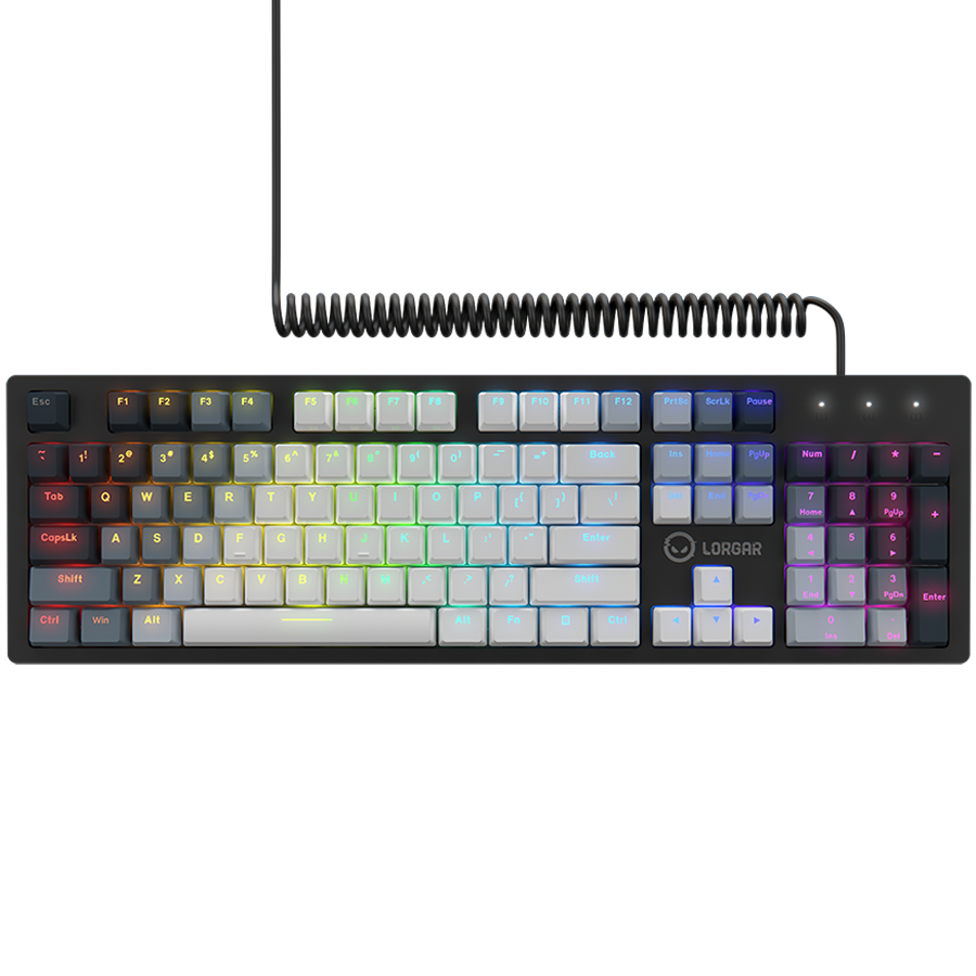 Lorgar Azar 514 Gaming Keyboard White