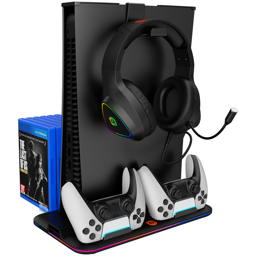 Canyon Cooling Stand CS-5 RGB PS5 Charge Black