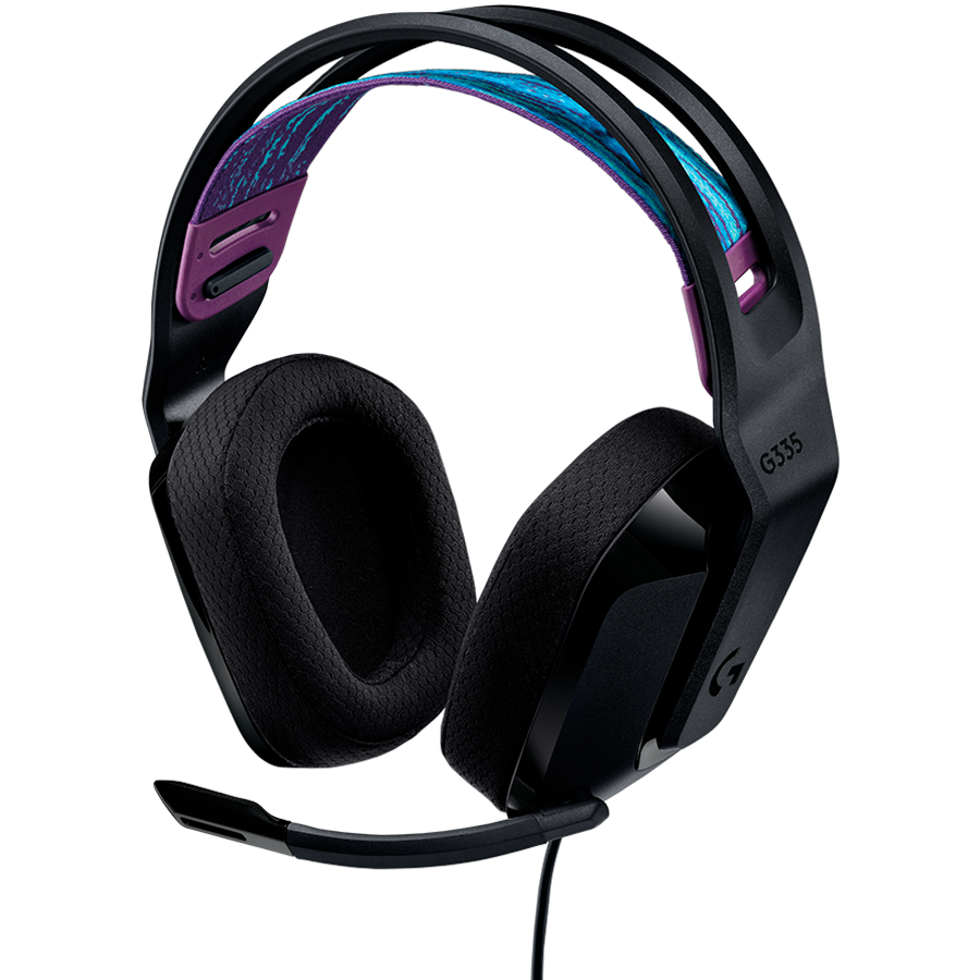 [981-000978] LOGITECH G335 Wired Gaming Headset - BLACK - 3.5 MM