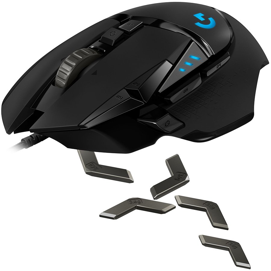 [910-005471] Logitech G502 Corded Gaming Mouse Black