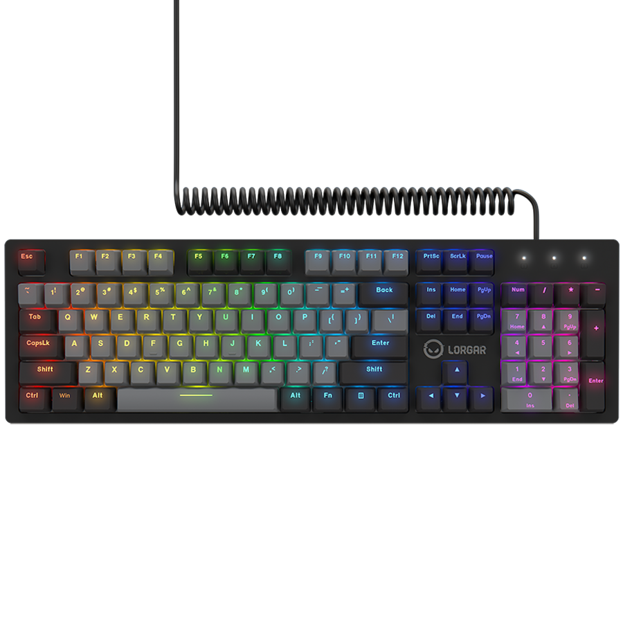 [LRG-GK514B-US] Lorgar Azar 514 Gaming Keyboard Black