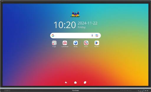 OPEN BOX ViewSonic ViewBoard Interactive Display Whiteboard 75" 4K Android EDLA 50-Point Touch 70W Speaker 8 Mic Array NFC IFP7551