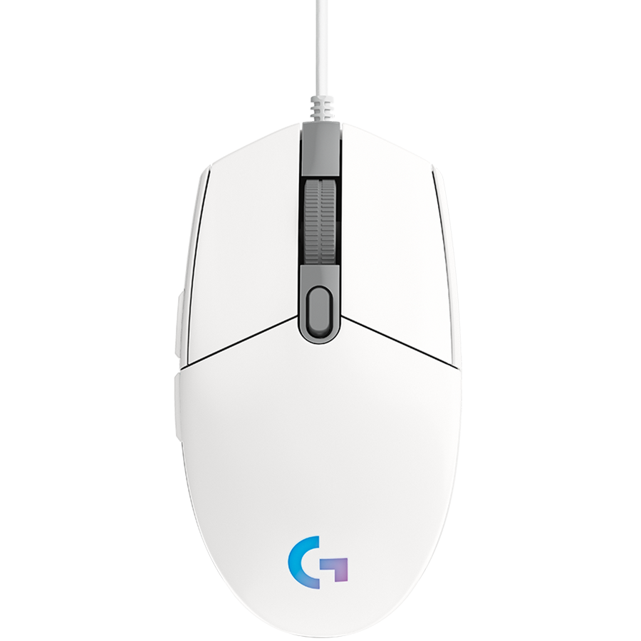 [910-005824] Logitech G102 Lightsync Corded Gaming Mouse White