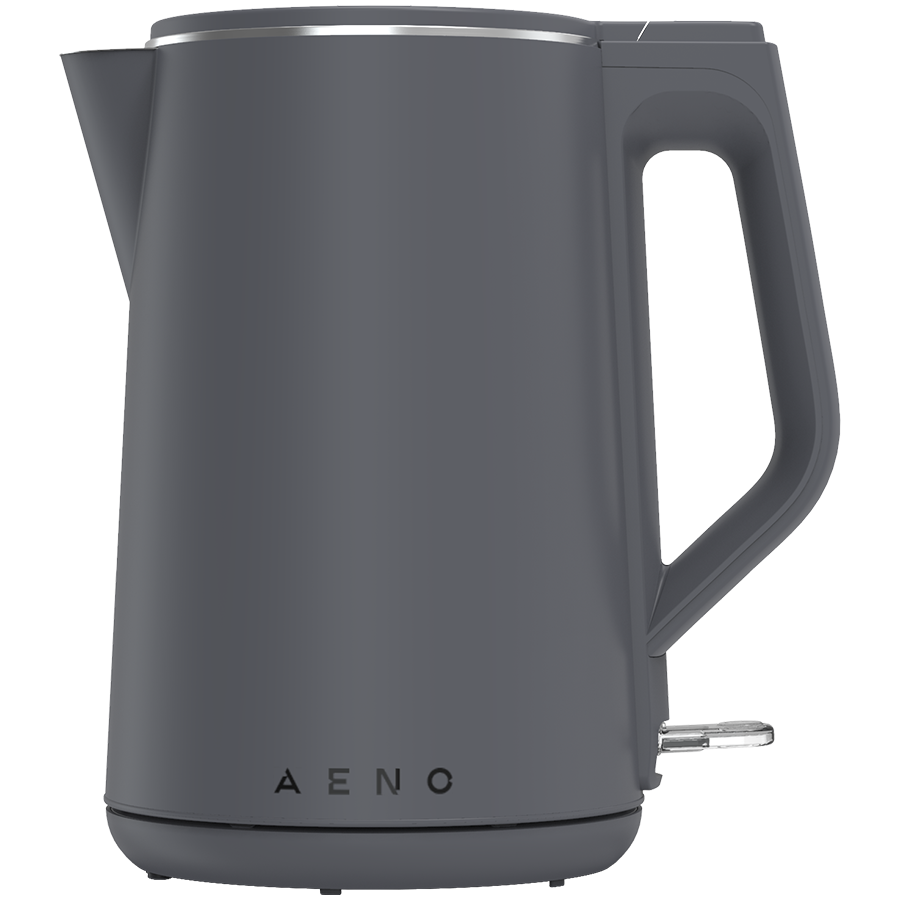 [AEK0004-UK] Electric Kettle, UK version, Grey, 220-240V~, 50/60Hz, 1850-2200W, 1.5L, 2 layers SS304, Strix U9901, L231*W160*H251mm, NW 1.05Kg*H241mm, NW 1.04Kg