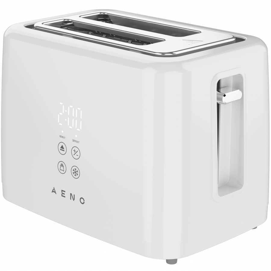 [ATS0002W] Electric Toaster, White, 220-240V, 50-60Hz, 780-930W, 2 slots, 3 modes, 7 browning levels