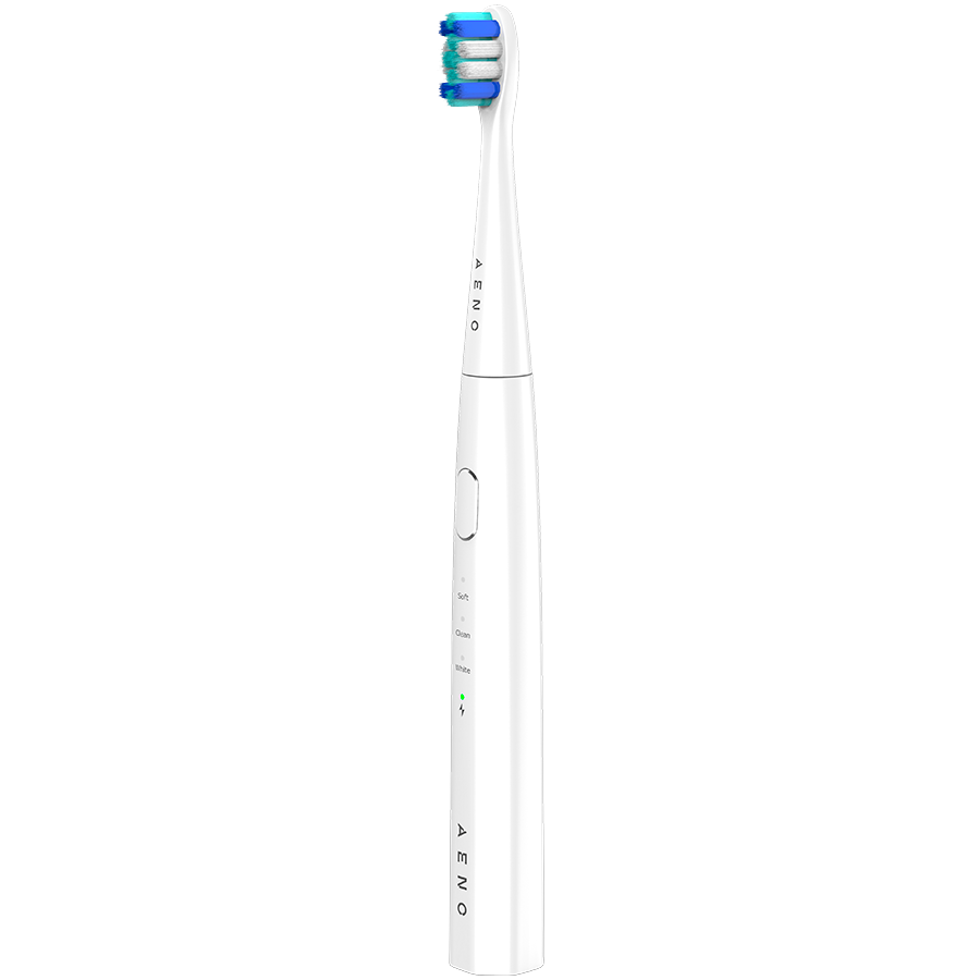 [ADB0008] AENO Sonic Electric toothbrush, DB8: White, 3modes, 3 brush heads + 1 cleaning tool, 1 mirror,  30000rpm, 100 days without charging, IPX7