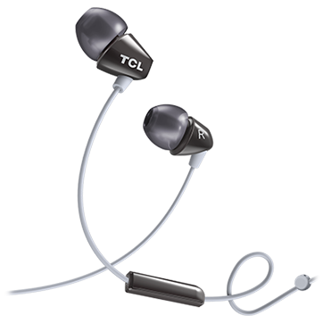 [SOCL100BK-EU] TCL In-ear Wired Headset ,Frequency of response: 10-22K, Sensitivity: 105 dB, Driver Size: 8.6mm, Impedence: 16 Ohm, Acoustic system: closed, Max power input: 20mW, Connectivity type: 3.5mm jack, Color Phantom Black