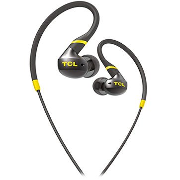 [ACTV100BK-EU] TCL In-ear Wired Sport Headset, IPX4, Frequency of response: 10-22K, Sensitivity: 100 dB, Driver Size: 8.6mm, Impedence: 16 Ohm, Acoustic system: closed, Max power input: 20mW, Connectivity type: 3.5mm jack, Color Monza Black