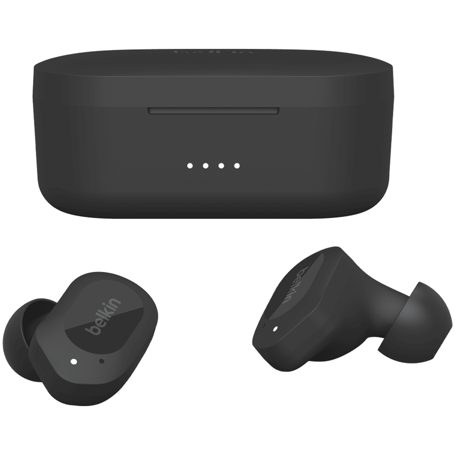[AUC005BTBK] BELKIN SoundForm Play True Wireless Earbuds, Black