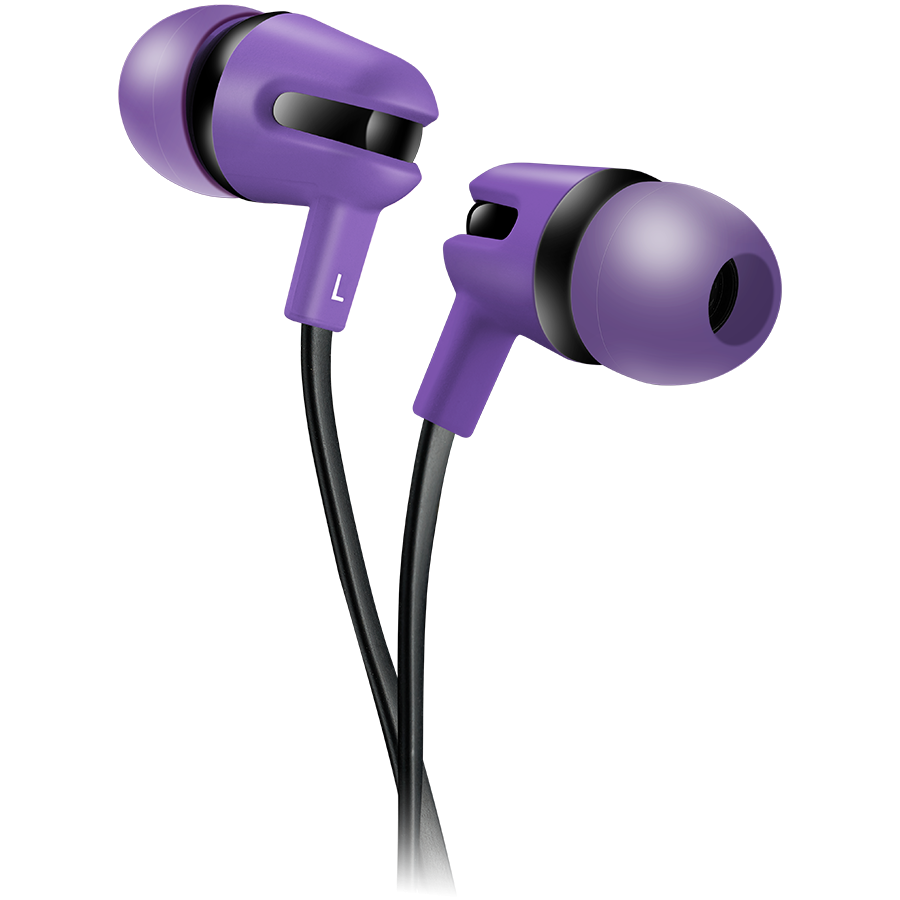 [CNS-CEP4P] CANYON headphones SEP-4 Mic Flat 1.2m Violet