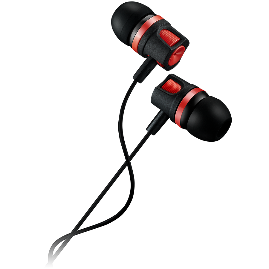 [CNE-CEP3R] CANYON headphones EP-3 Mic 1.2m Red