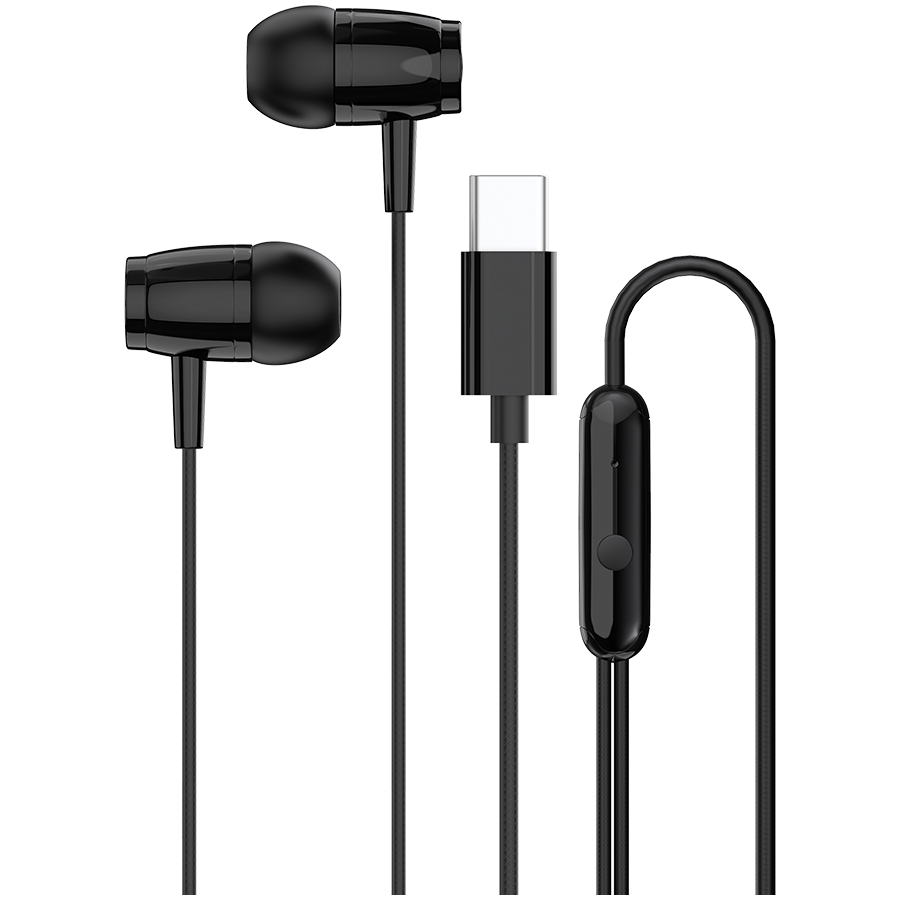 [CNS-CEP5B] CANYON headphones SEP-5 TYPE-C Black