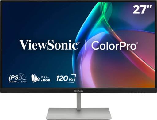 Viewsonic Monitor VP 27'' 2K QHD IPS 120Hz Full Ergonomic USB Hub HDMI USB-C PD VP2766-2K