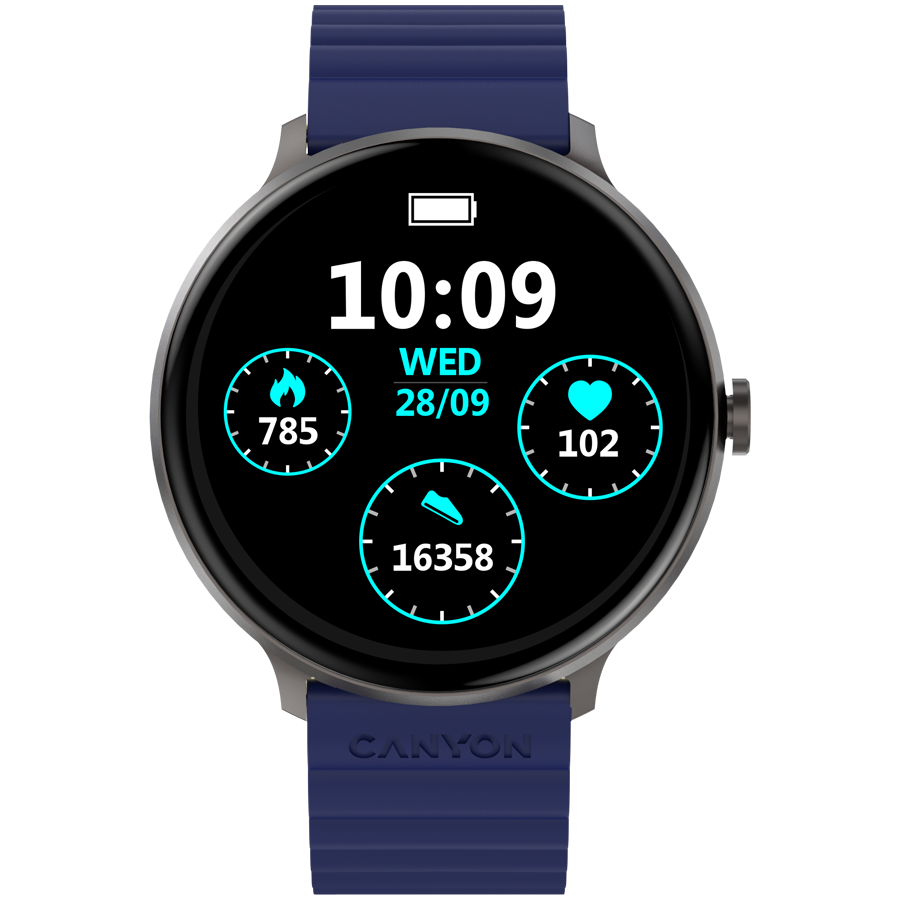[CNS-SW69BL] CANYON smart watch Jacky SW-69 Blue Yellow