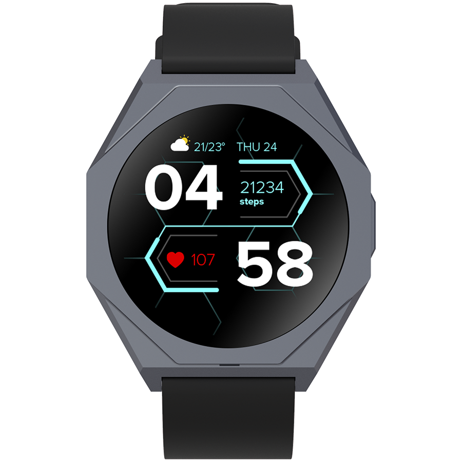 [CNS-SW86BB] CANYON smart watch Otto SW-86 Black