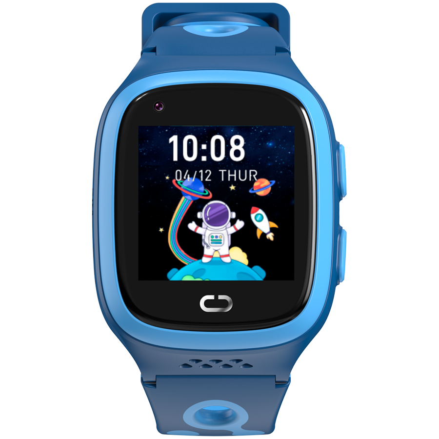 [CNE-KW49BL] Canyon Kids Watch ZEFIR KW-49 E-SIM 4G GPS WiFi Video Music Games English learning, Blue