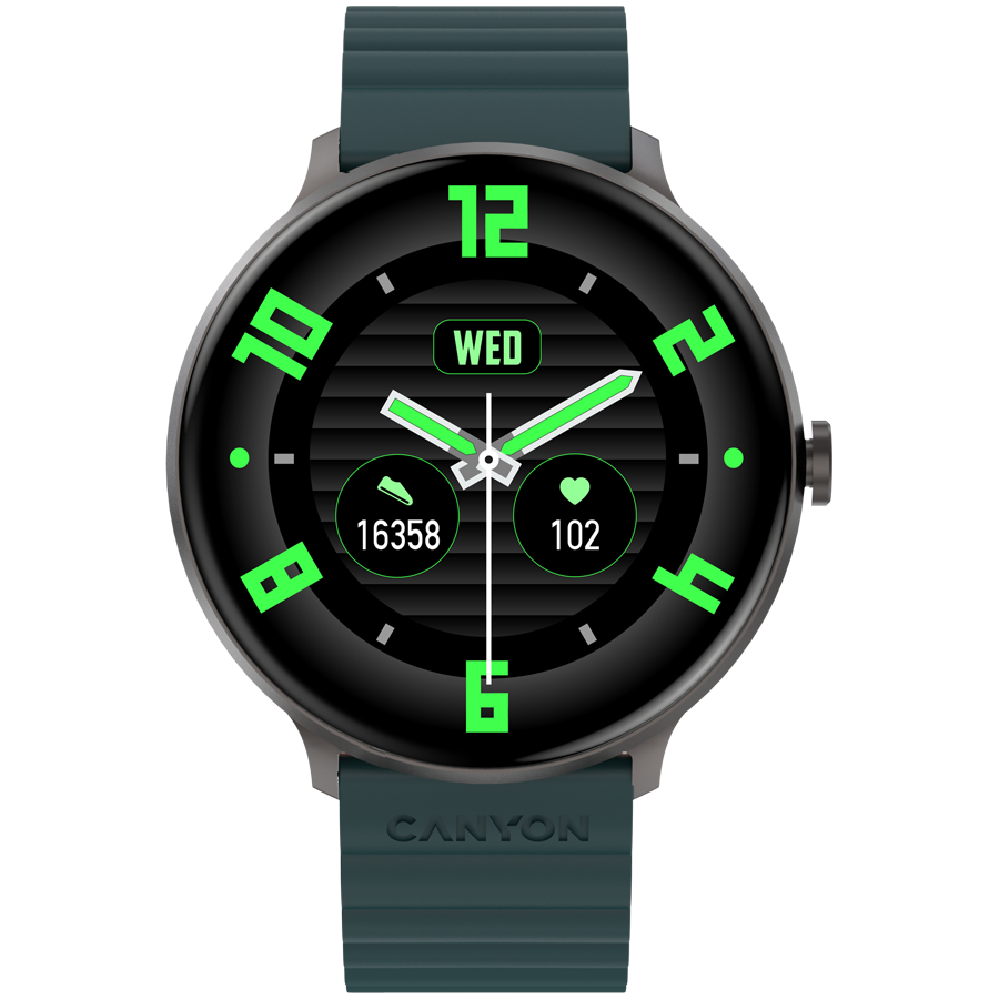[CNS-SW69BG] CANYON smart watch Jacky SW-69 Green Orange