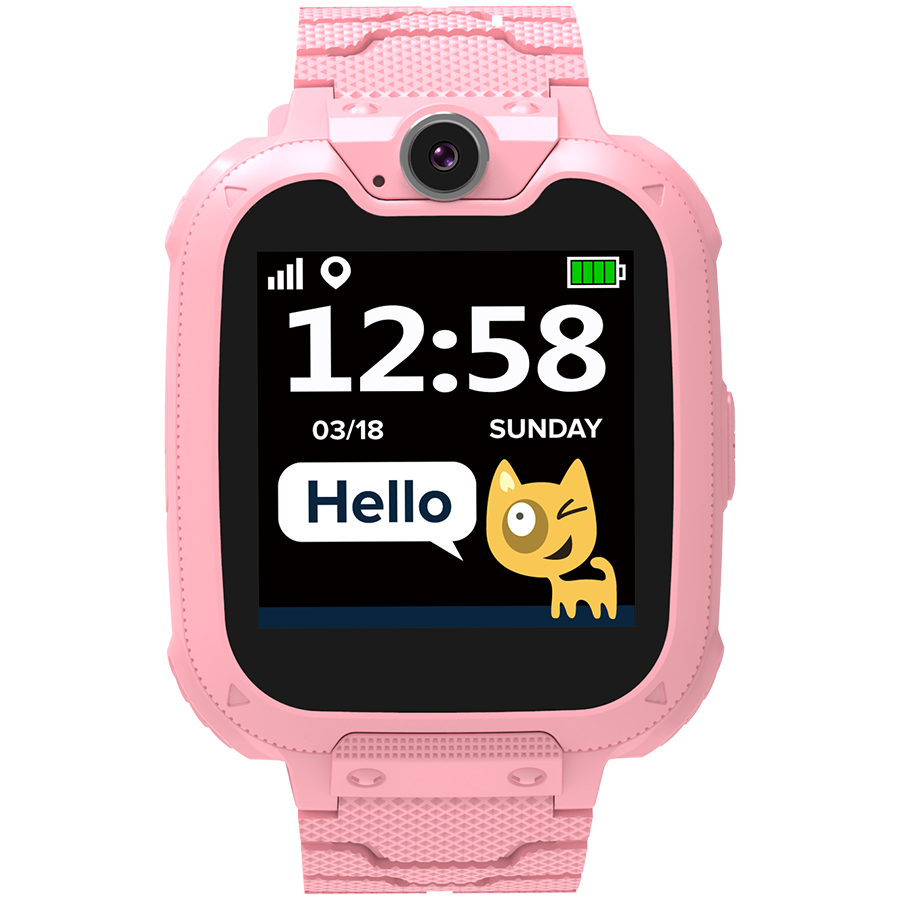 [CNE-KW31RR] CANYON Tommy KW-31, Kids smartwatch, 1.54 inch colorful screen, Camera 0.3MP, Mirco SIM card, 32+32MB, GSM(850/900/1800/1900MHz), 7 games inside, 380mAh battery, compatibility with iOS and android, red, host: 54*42.6*13.6mm, strap: 230*20mm, 45g
