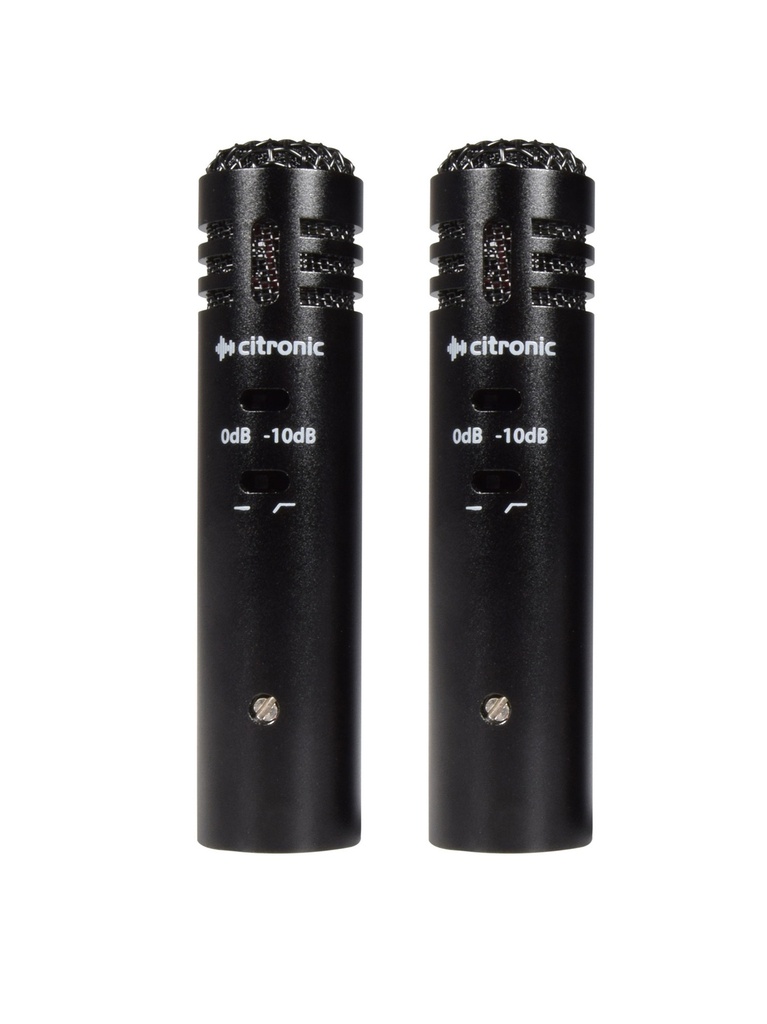 Citronic Microphone Wired EC20 Condenser Mic Stereo (Pair) 173.847UK