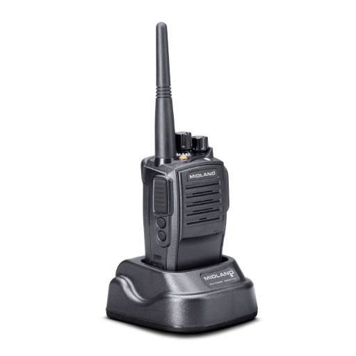 [28645] Midland G15 Pro NC (Noise Cancellation) PMR Radio IP67 Waterproof Rugged Aluminium, Long Battery Life & PC Programmable (single)