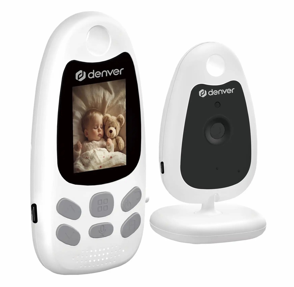 [30668] Denver Home Babycam & Monitor Kit Wireless 2.4GHz with Temperature Monitoring BC-250