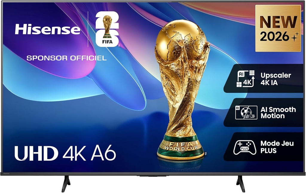 Hisense 50A6S 50'' 4K Ultra HD With Dolby Vision Smart LED TV 2026