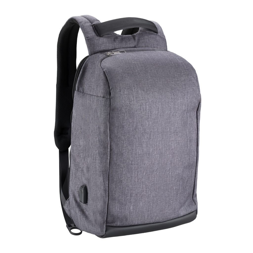 [30744] Lumivida Backpack Gray 15.6'' USB Port Anti-Theft Water-Resistant BKPK01-26