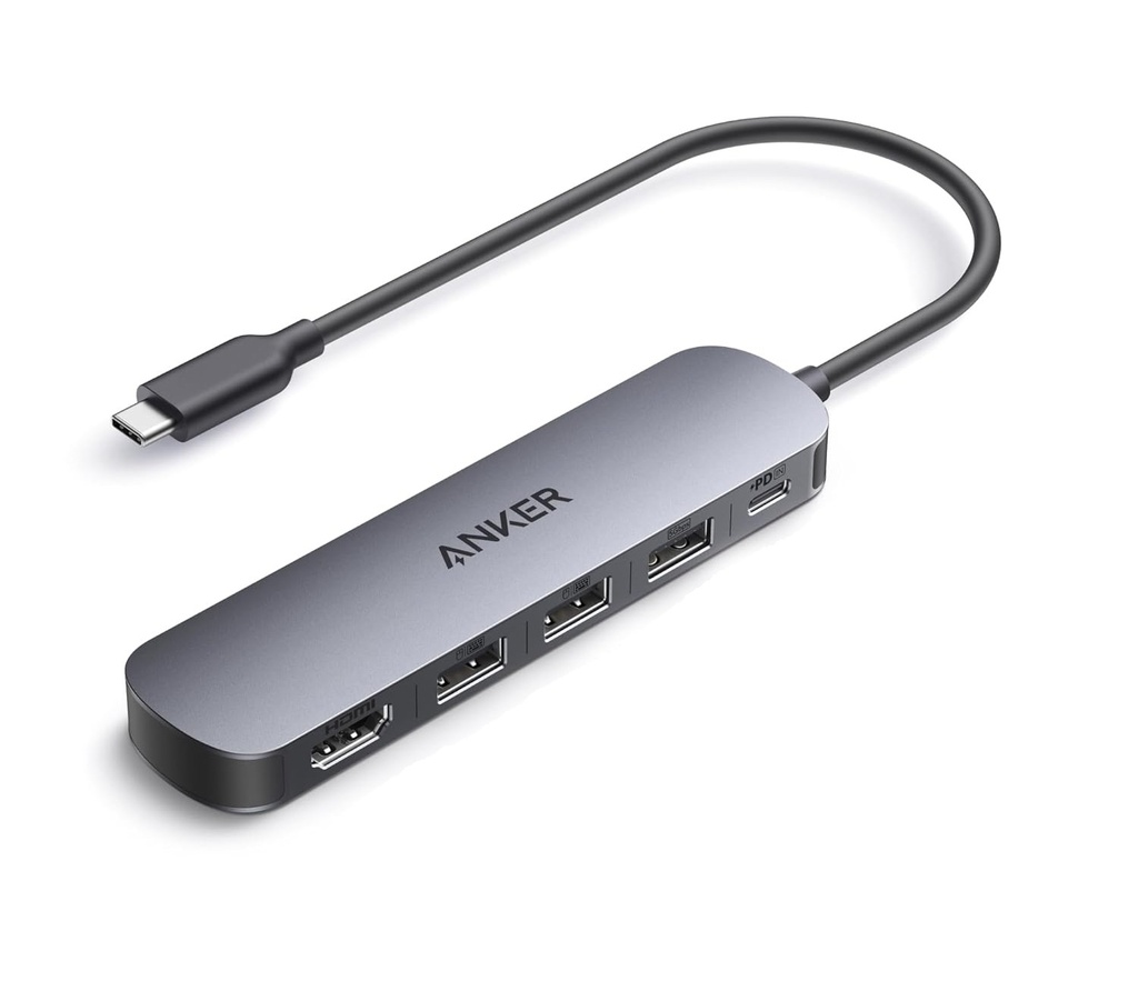 [30758] Anker Work Hub USB-C 5-in-1 3xUSBA 4KHDMI 1xPD90W A8357