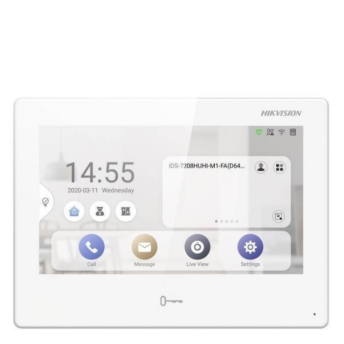 DS-KH9310-WTE1(B) ΘΥΡΟΤΗΛΕΟΡΑΣΗ IP WIFI POE 7'' ΥΠΟΣΤΗΡΙΖΕΙ ΕΓΚΑΤΑΣΤΑΣΗ ΕΦΑΡΜΟΓΩΝ ANDROID ME 8 GB ROM KAI 2 GB RAM