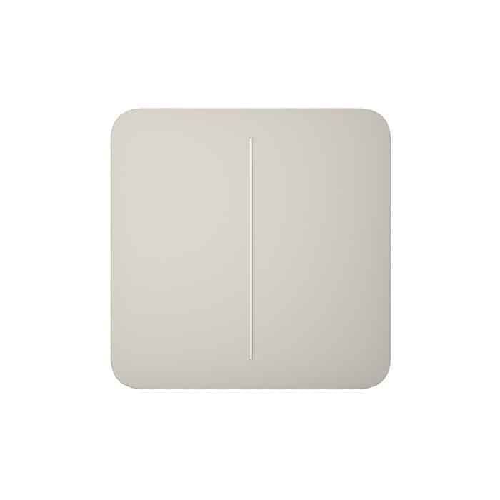 [KP-1211-0187] SOLOBUTTON (2-GANG) OYSTER AJAX