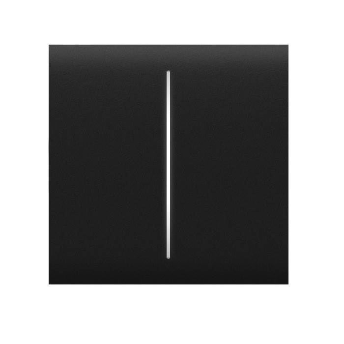 CENTERBUTTON (2-GANG) BLACK AJAX