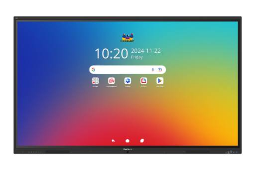 [30474] Viewsonic Viewboard Interactive Display Whiteboard 75" 4K Android EDLA 64-Point Touch 2.1 Speakers 8 Mic Array IFP7541-1-1C