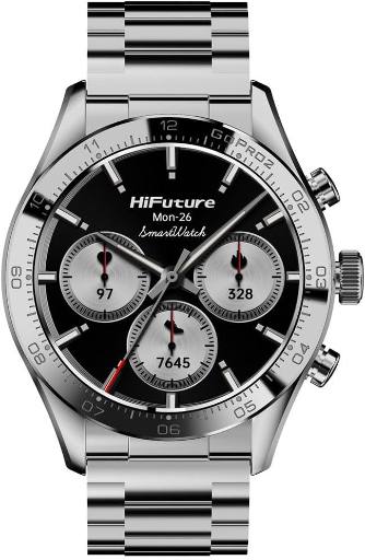 [28545] HiFuture Luxury Classy SmartWatch GO PRO2 Silver
