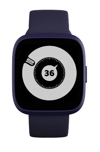 [28541] HiFuture EDGE Purple Compact & Lightweight SmartWatch for Smaller Wrists, Wireless Calling, 7 Day Battery, 1ATM
