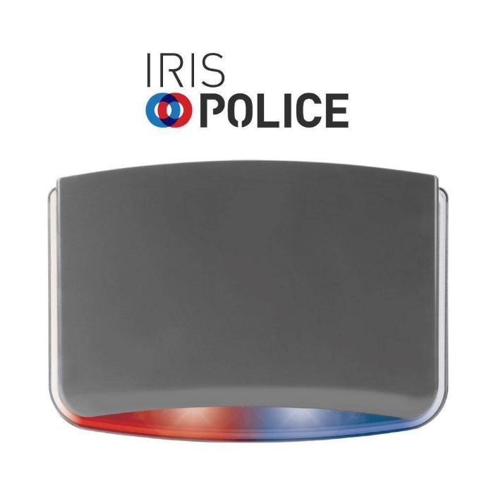 [KP-0630-0034] IRIS POLICE ΓΚΡΙ ΜΕ ΜΠΛΕ ΚΟΚΚΙΝΟ ΦΛΑΣ ΕΞΩΤΕΡΙΚΗ ΣΕΙΡΗΝΑ SIGMA GRADE 3
