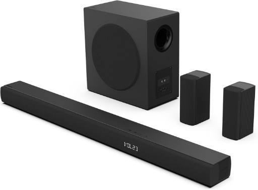 [30466] Hisense Soundbar AX5100Q 5.1 Ch, 580W, Hi-Concerto, Dolby Atmos, DTS:X, Semi wireless rear surround speakers
