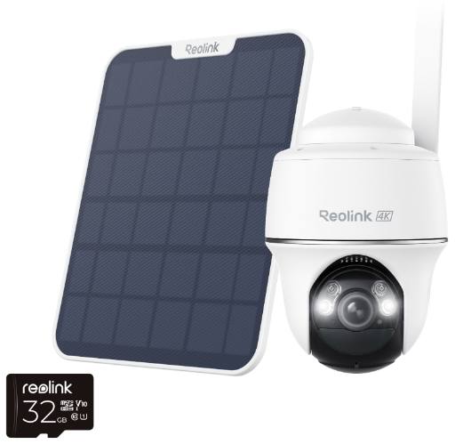 [28479] Reolink BUNDLE BP4G GO PT Ultra (G440) 4G PTZ 4K Outdoor Camera + 6W Solar Panel (26185+24757)