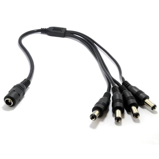 [28473] Dahua DC Power Splitter Cable 1in 4out PFM979-1S4P