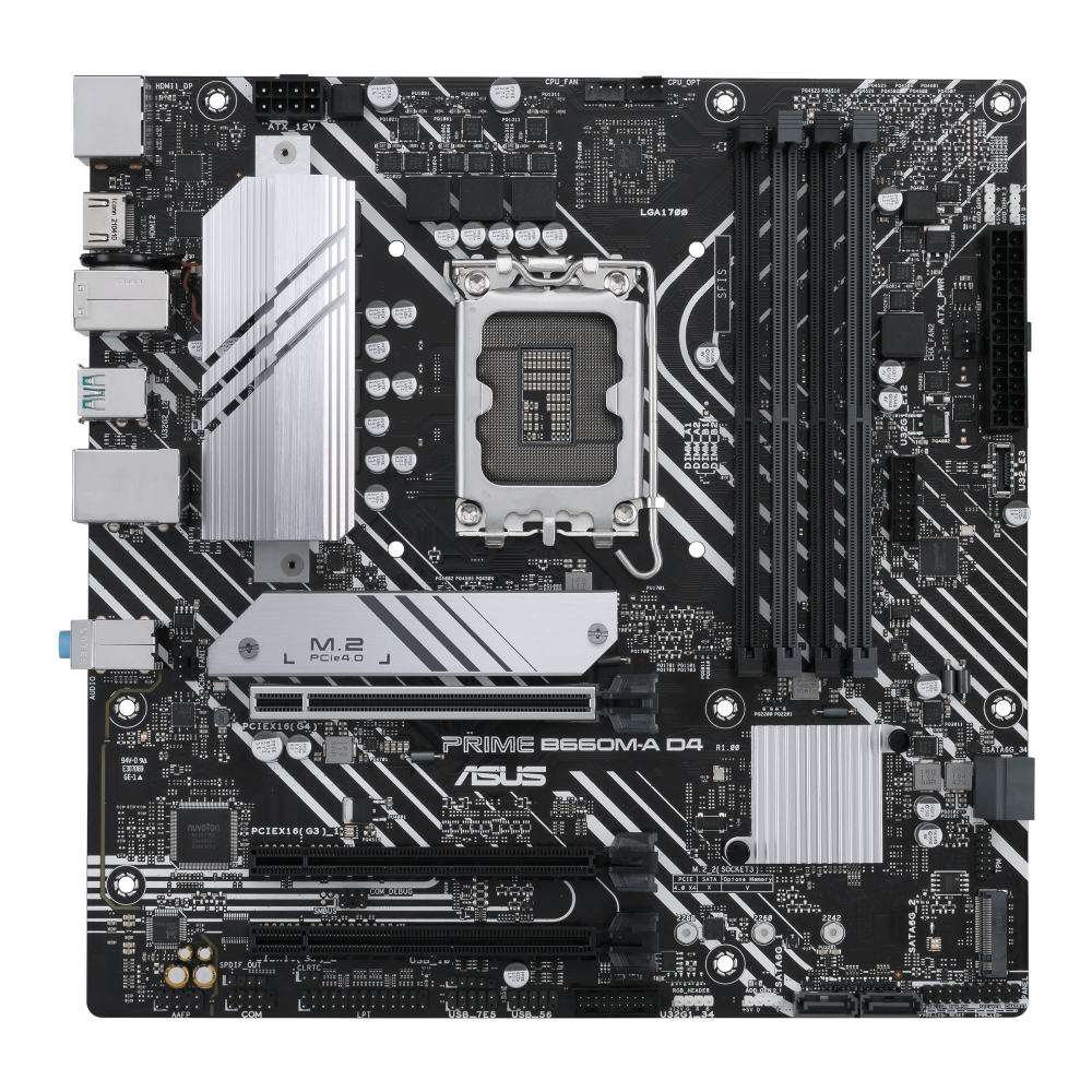 [28426] ASUS Motherboard LGA1700 mATX DDR4 PRIME B660M-A D4-CSM