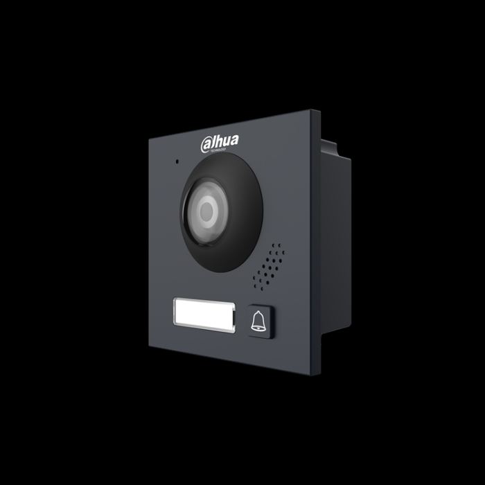 VTO4202FB-P1 DAHUA ΜΑΥΡΟ 2-WIRE IP MODULAR APARTMENT DOOR STATION ΜΕ ΚΟΥΜΠΙ ΚΛΗΣΗΣ