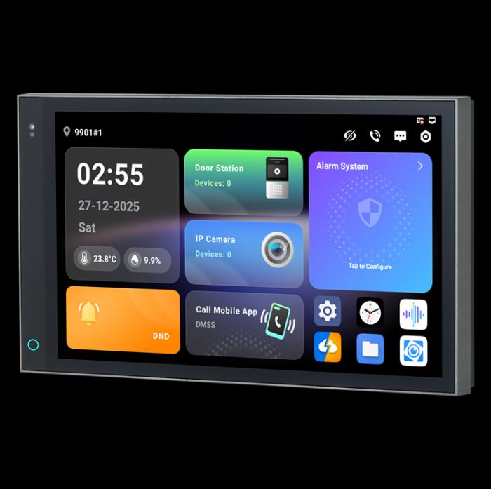 SCP3022A-B-S DAHUA ANDROID ΘΥΡΟΤΗΛΕΟΡΑΣΗ IP POE 7'' ΜΑΥΡΗ ΕΠΙΤΟΙΧΙΑ ΕΓΚΑΤΑΣΤΑΣΗ