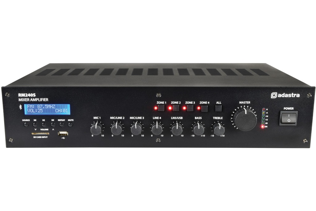 Adastra RM240S v2 100V 4Z 240W FM/USB/BT 953.215UK