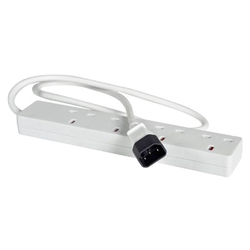 [28327] Mercury UPS Extension Cable 4-Gang to IEC 1.0m 430.012UK