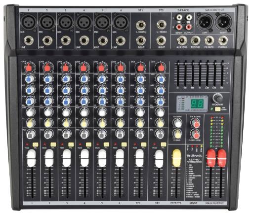 Citronic CSP410 10 Channel Mixer & Amplifier 400W with DSP 170.843UK