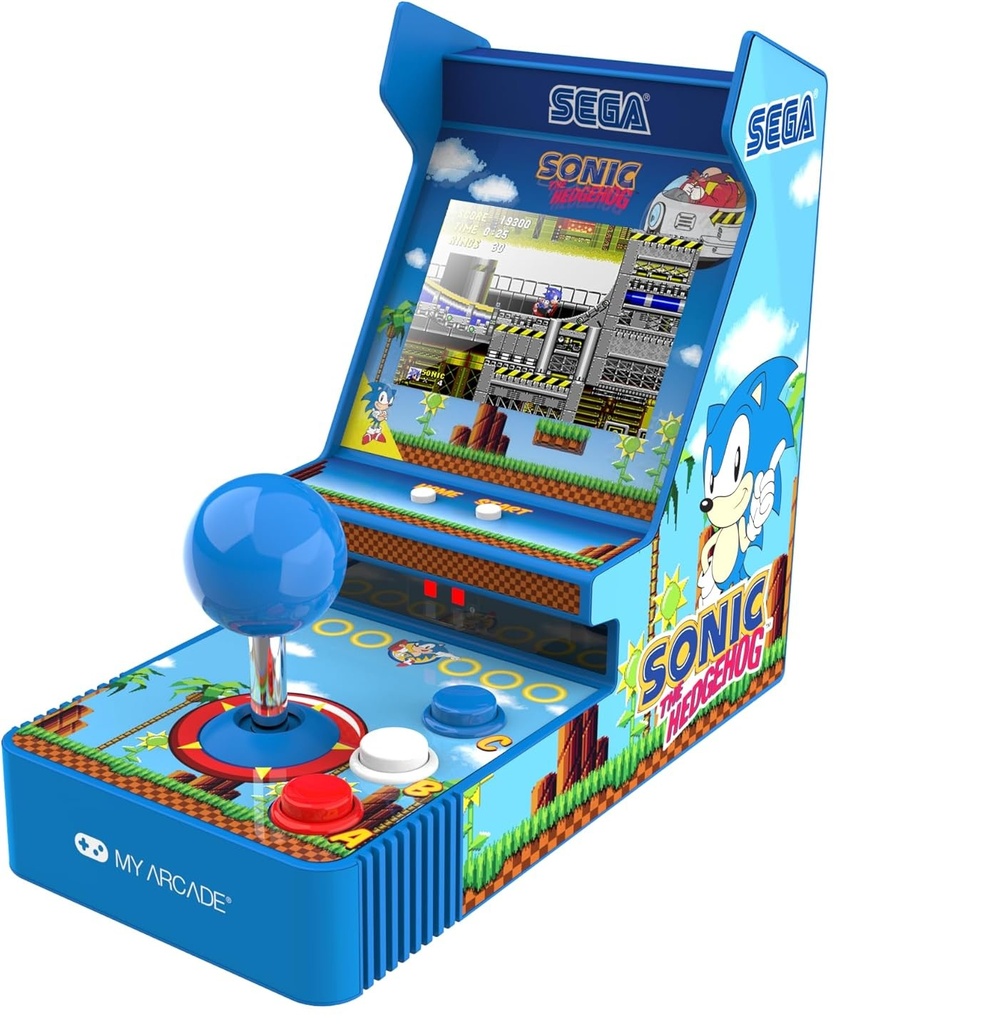 My Arcade Retro 6.8" (3.5") Joystick Player Sonic the Hedgehog (2 Games)